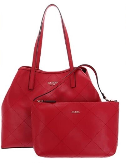 GUESS VIKKY TOTE / COLOR ROMAN RED