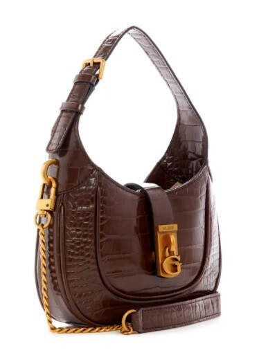 GUESS MAIMIE MINI HOBO / COLOR BROWN
