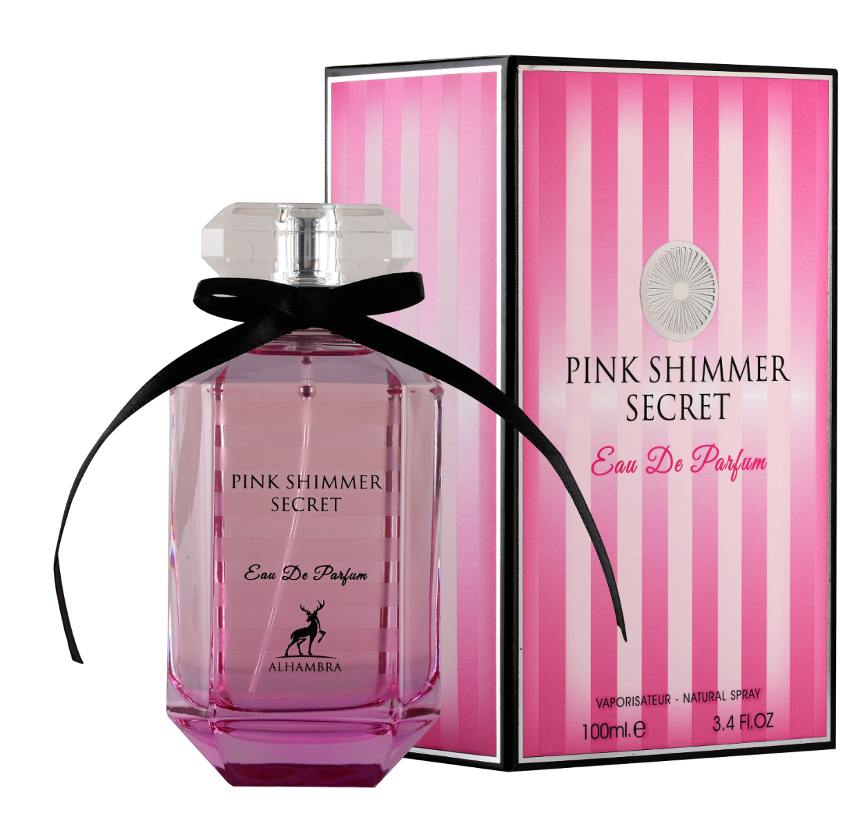 MAISON ALHAMBRA PINK SHIMMER SECRET FEMME EDP 100ML