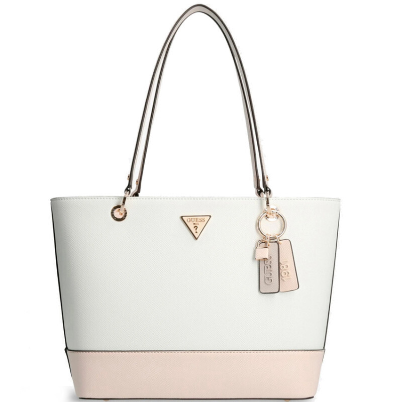 GUESS NOELLE  CHARM BAG / COLOR WHITE