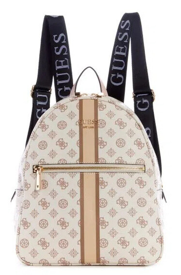 GUESS BACKPACK VIKKY LOGO / COLOR CREAM