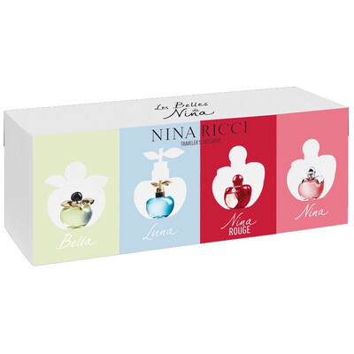 Nina Ricci (Bella + Luna + Nina Rouge + Nina ) 4 x 4 ml Miniature Gift Set