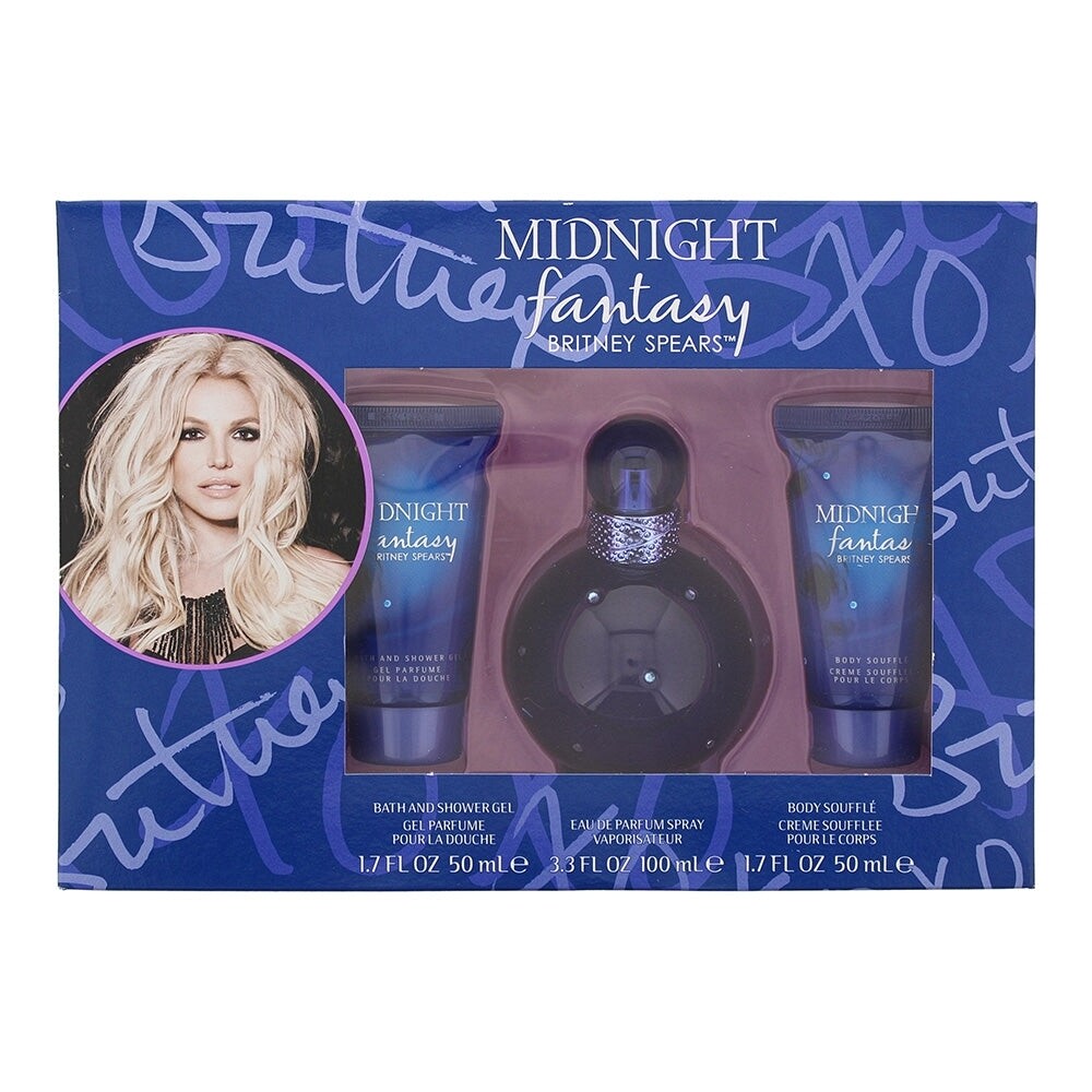 BRITNEY SPEARS MIDNIGHT SET 3PCS