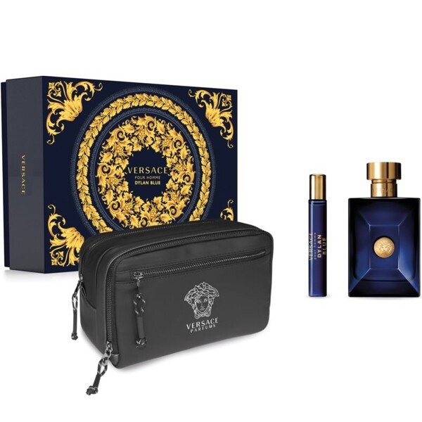 VERSACE DYLAN BLUE 100ML EDT 3PCS SET