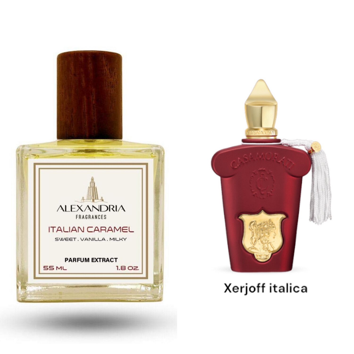Italian Caramel Inspirado en Xerjoff Italica 55ML extracto perfume Alexandria Fragrances