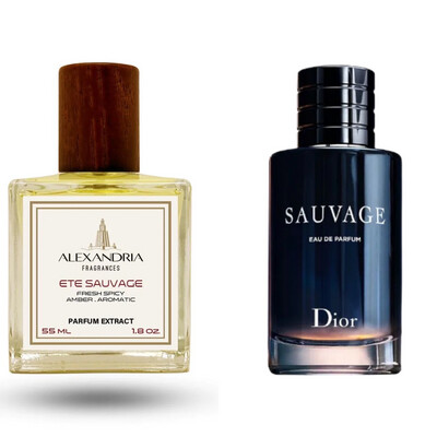 Ete Sauvage Inspirado en Dior Sauvage EDP 55ML extracto perfume Alexandria Fragrances