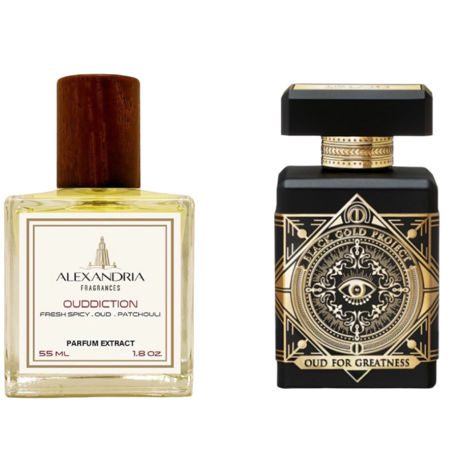 Ouddiction Inspirado en Oud For Greatness Initio Perfumes Prives 55ML extracto perfume Alexandria Fragances