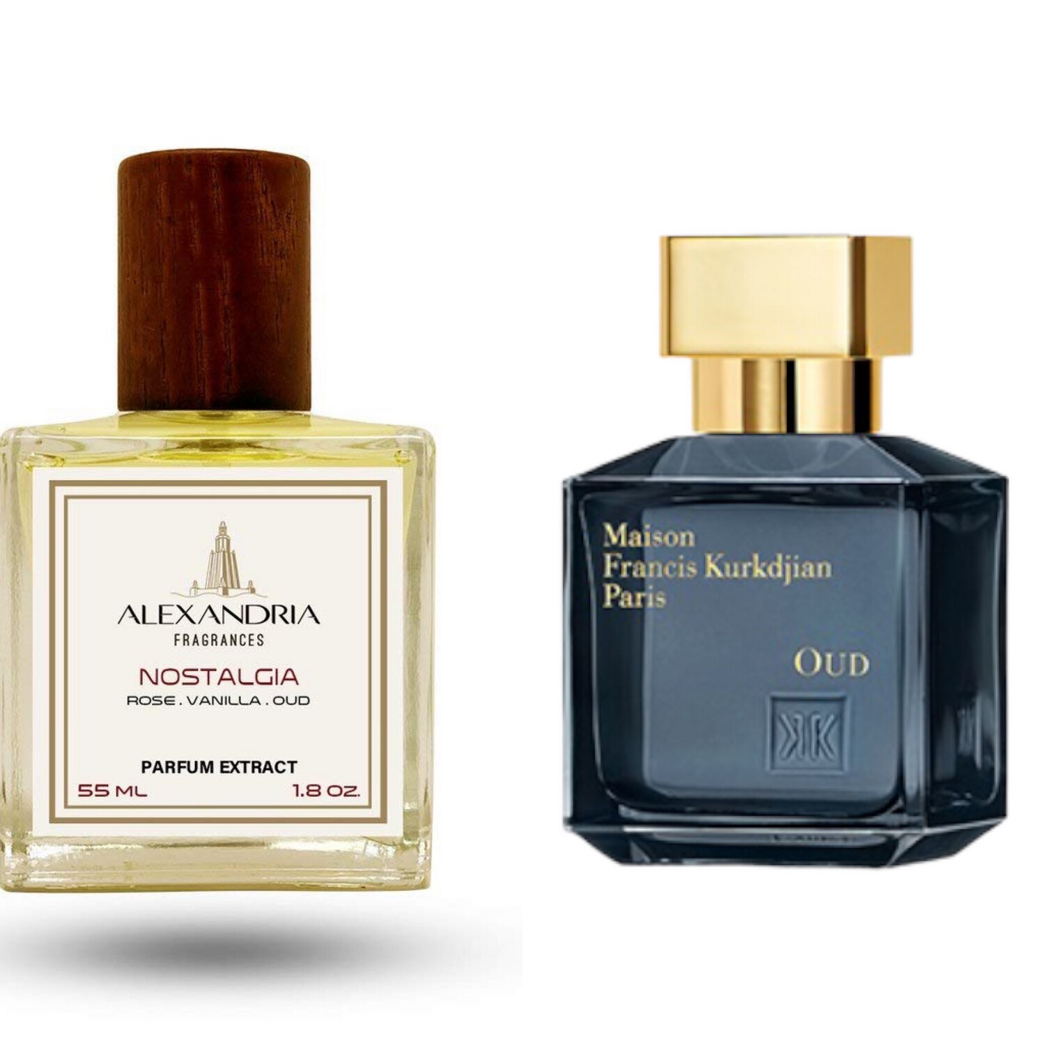 Nostalgia Inspirado en Maison Francis Kurkdjian Oud Satin Mood 55ML extracto perfume Alexandria Fragrances