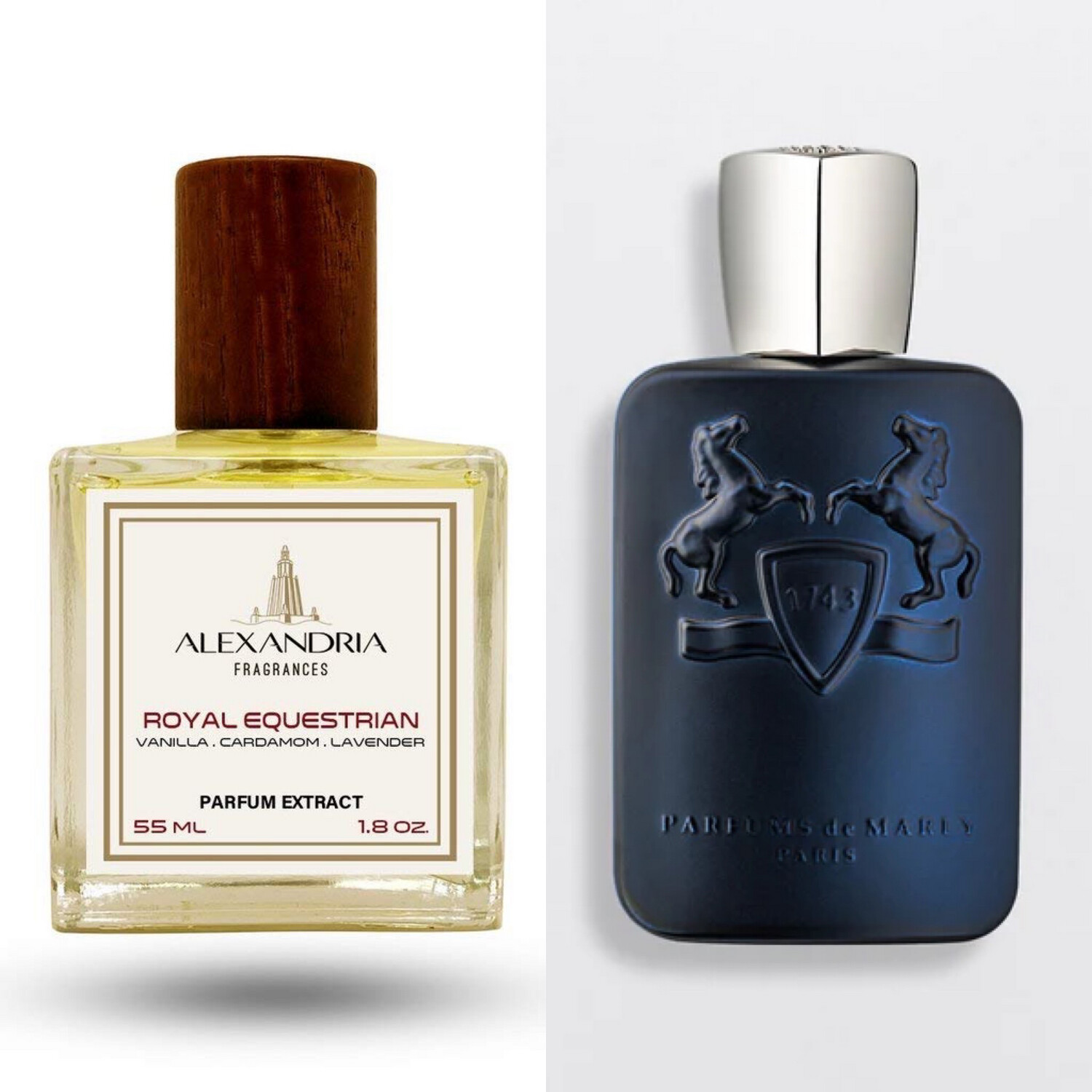 Royal Equestrian Inspirado en Layton by Parfums de Marly 55ml extracto de perfume Alexandria Fragrances