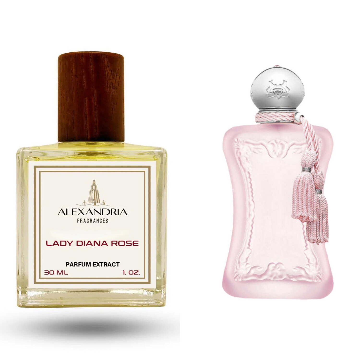 Lady Diana Rose Inspirado en Marly Delina Rose 55ml extracto perfume Alexandria Fragrances 