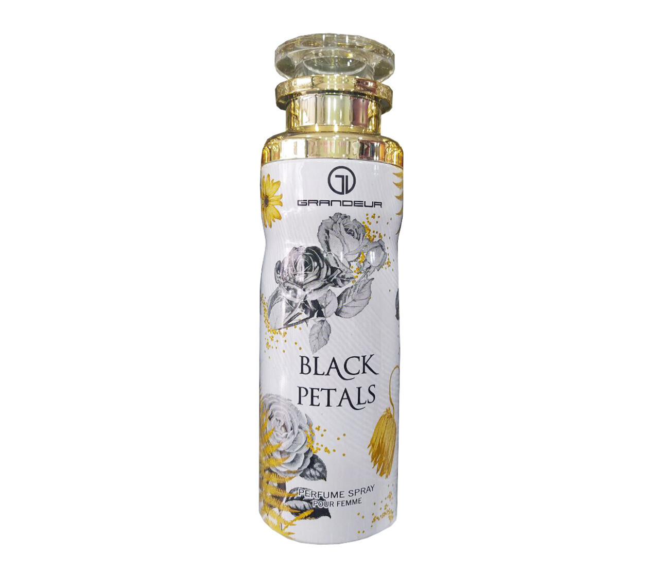 GRANDEUR BLACK PETALS PERFUME SPRAY 200ML
