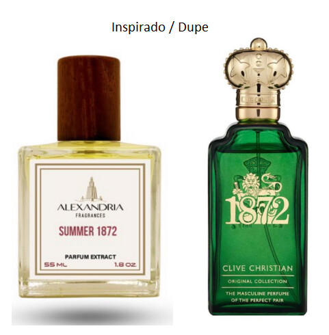 Summer 1872 Inspirado en Clive Christian 1872 de 55ML extracto perfume Alexandria Fragrances