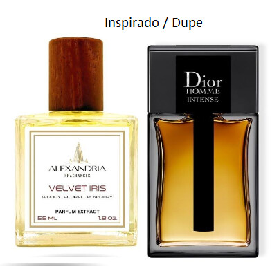 Velvet Iris Inspirado en Dior Home Intense 55ml Perfume Alexandria Fragances