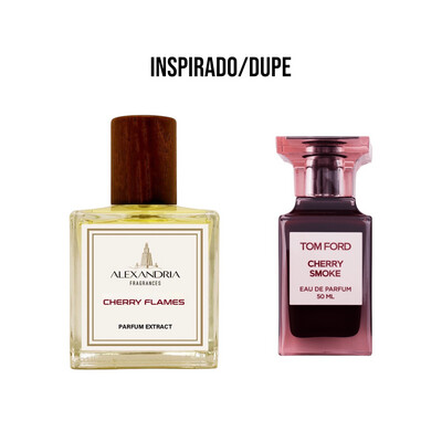 CHERRY FLAMES INSPIRADO EN CHERRY SMOKE TOM FORD 55ML EXTRACTO PERFUME ALEXANDRIA FRAGRANCES 