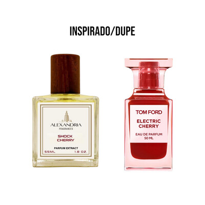 SHOCK CHERRY INSPIRADO EN ELECTRIC CHERRY TOM FORD  55ML EXTRACTO PERFUME ALEXANDRIA FRAGRANCES