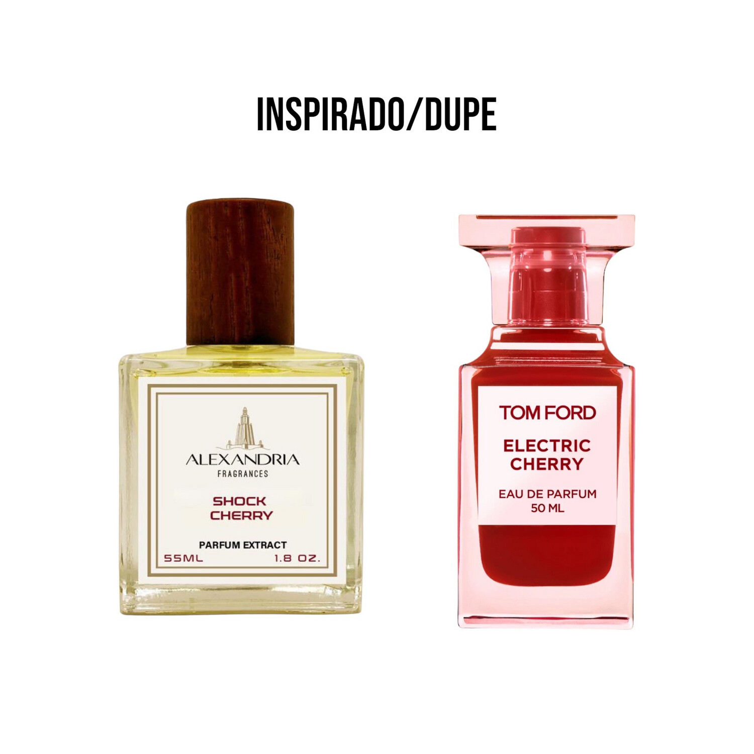 SHOCK CHERRY INSPIRADO EN ELECTRIC CHERRY TOM FORD  55ML EXTRACTO PERFUME ALEXANDRIA FRAGRANCES