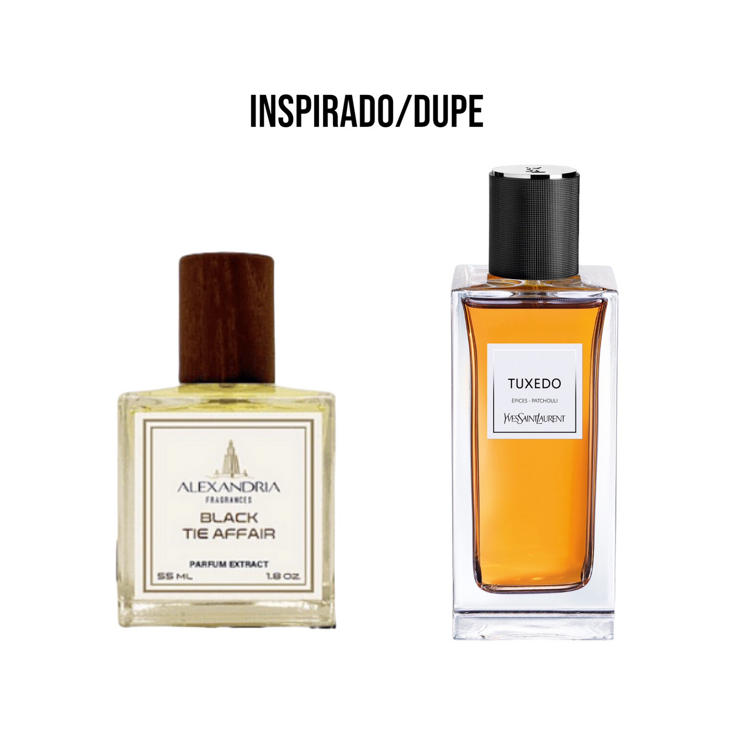 Black Tie Affair Inspirado en Tuxedo Yves Saint Laurent 55ML extracto perfume Alexandria Fragrances