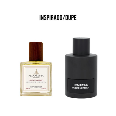 Untethered Inspirado en Tom Ford's Ombre Leather 55ML extracto perfume Alexandria Fragrances