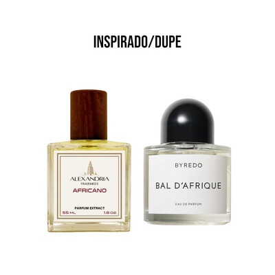 Africano Inspirado en Byredo's Bal d'Afrique 55ML extracto perfume Alexandria Fragrances
