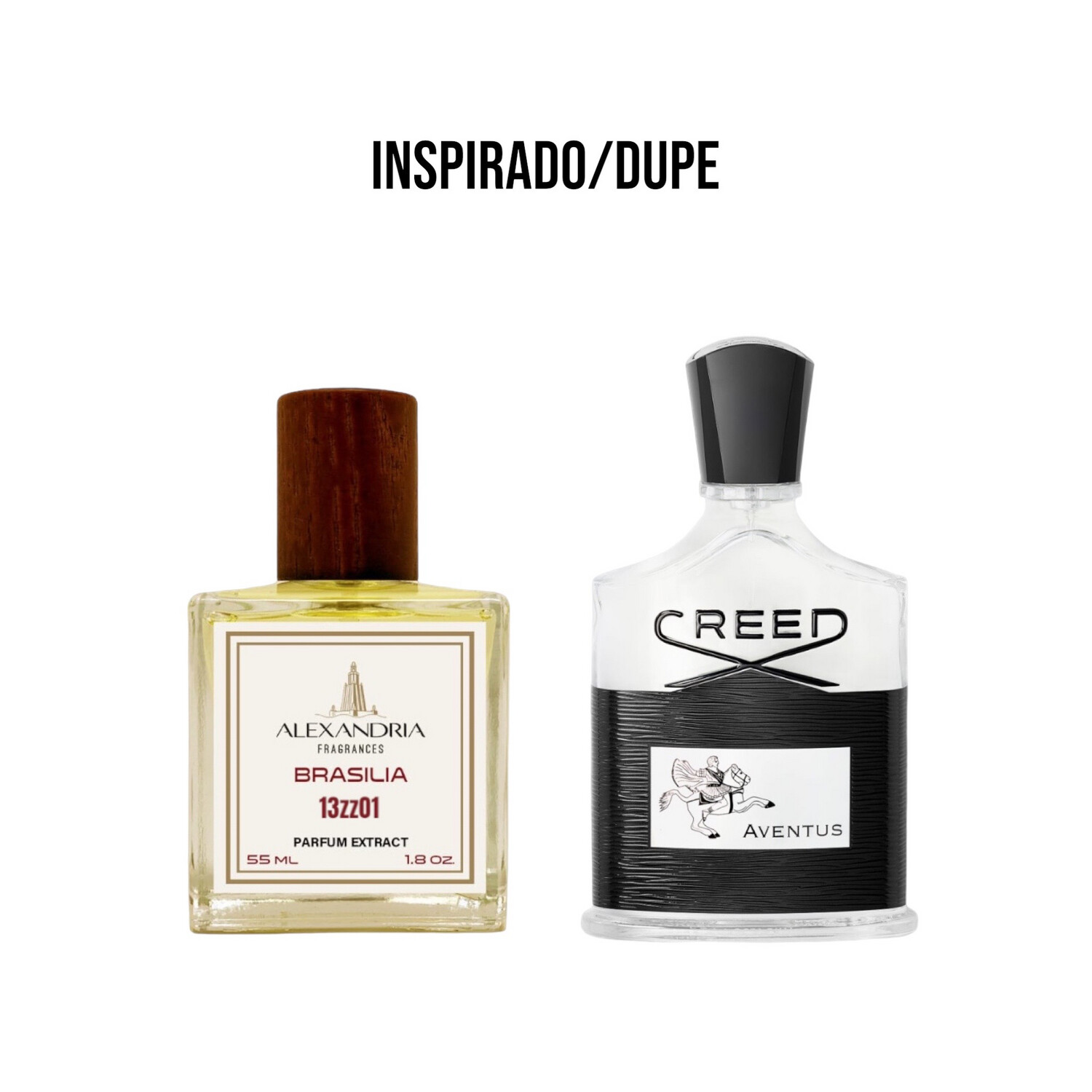 Brasilia 13zz01 Inspirado Creed Aventus de 55ml extracto perfume Alexandria Fragances