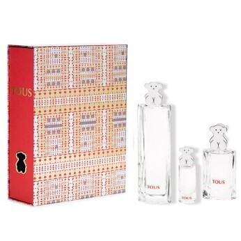TOUS FEMME EST 3PZA EDT SP 90ML + B/LOTION 100ML+MINI 4.5ML