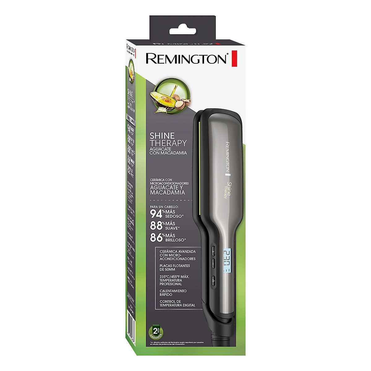 REMINGTON SHINE THERAPY AGUACATE MACADAMIA S9980