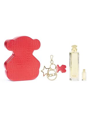 TOUS GOLD EDP 100ML SET 3PCS + KEYCHAIN+MINI