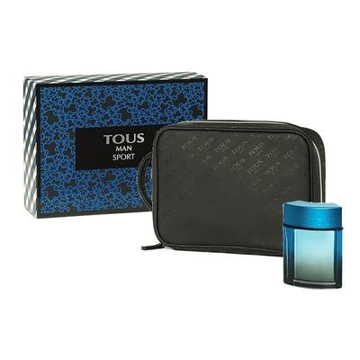TOUS MAN SPORT EDT 100ML SET+ VANITY BAG