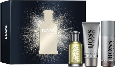 HUGO BOSS BOTTLE EDT 100ML SET 3PCS + DEO+ MINI