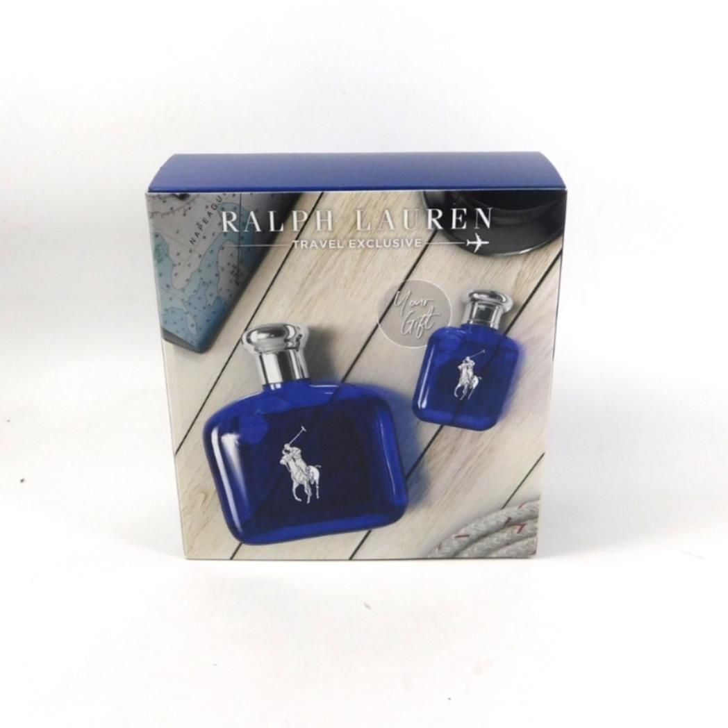 RALPH LAUREN POLO BLUE EDT 100ML 2PCS SET + MINI