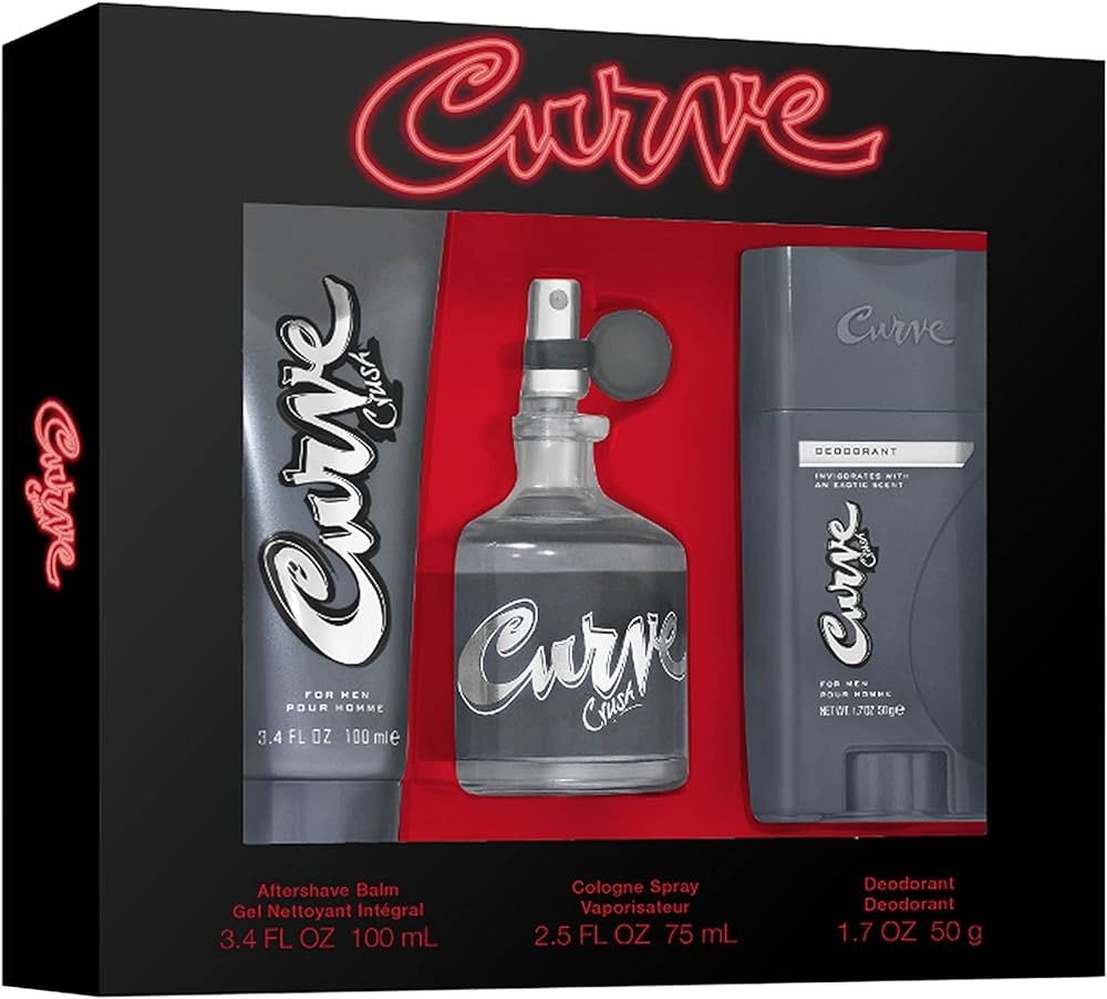 CURVE CRUSH MEN SET 3 PCS SET 75ML EDT +BODY LOTION+ DEO