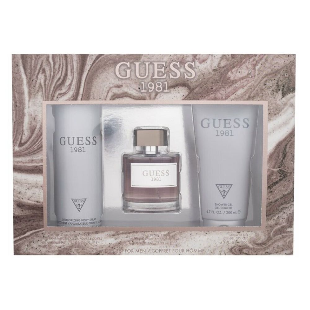 GUESS 1981 MEN SET EDT 100ML+DEO+LOTION