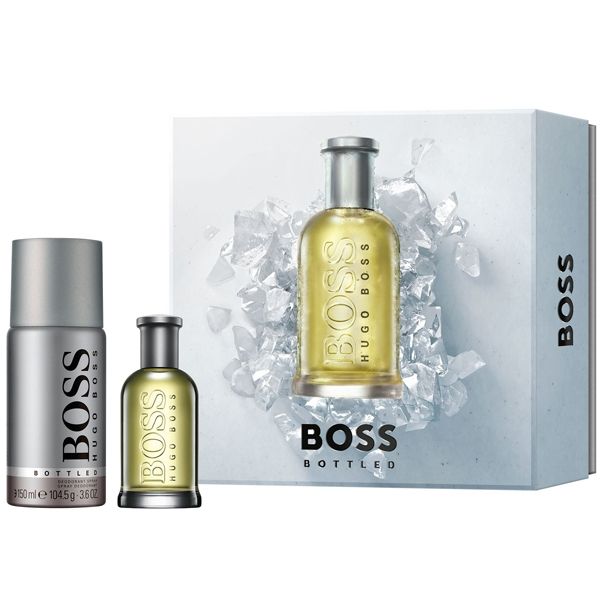 HUGO BOSS BOTTLE EDT 100ML SET 2PCS +DEO