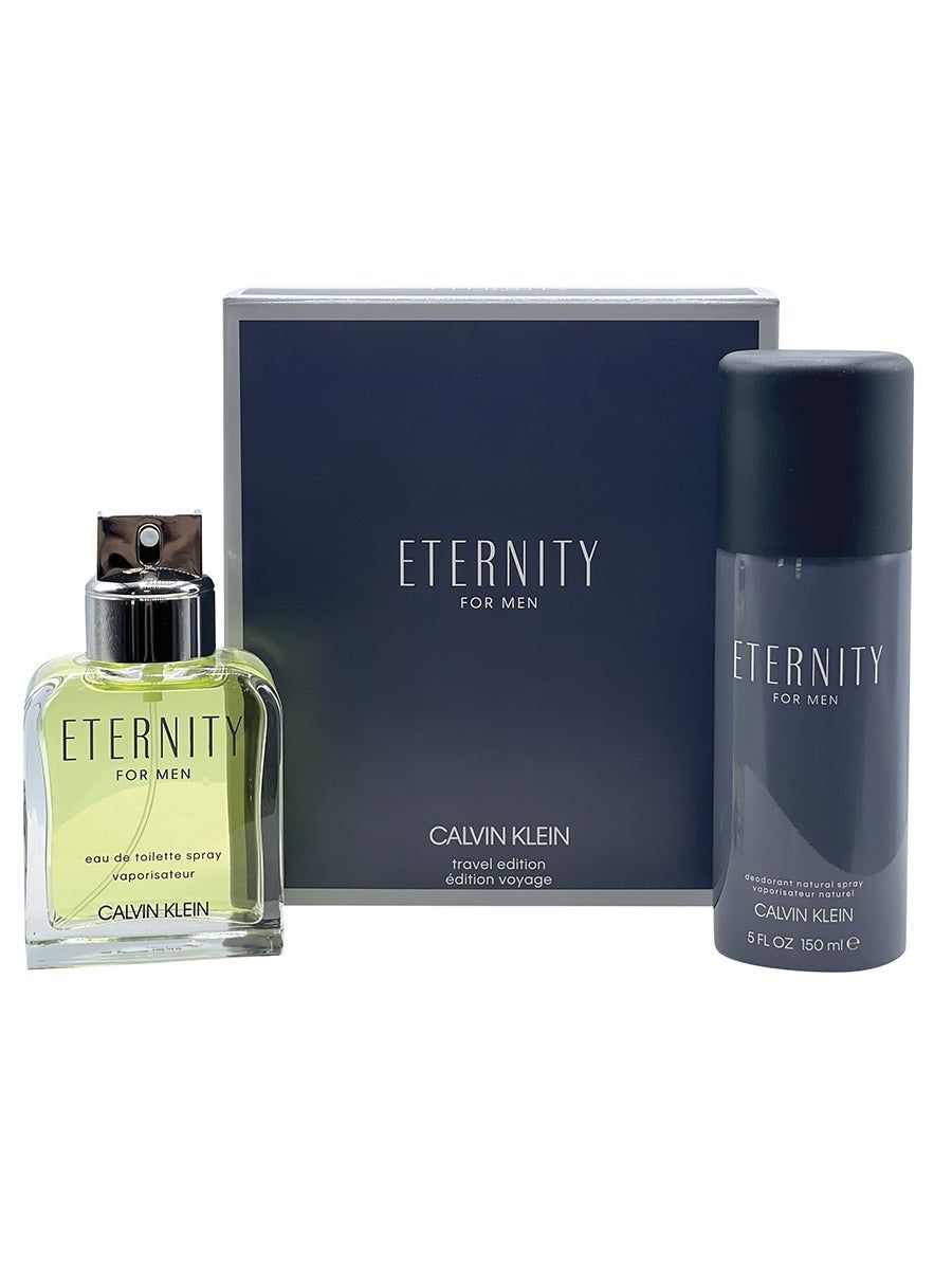 CALVIN KLEIN ETERNITY EDT 100ML SET 2PCS +DEO