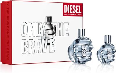 DIESEL ONLY THE BRAVE EDT 100ML 2PCS SET+MINI