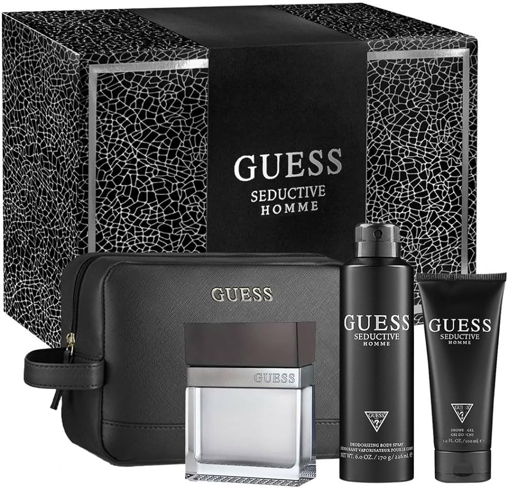 GUESS SEDUCTIVE MEN 3PCS 100ML SET + DEO+LOTION+BAG