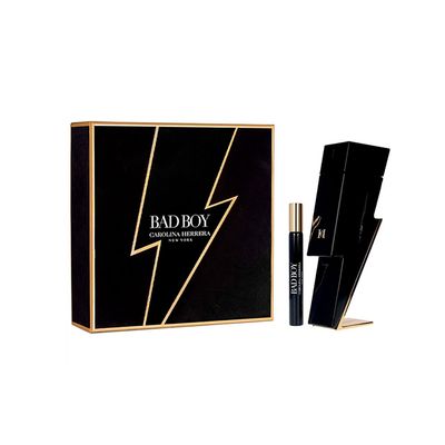 CAROLINA HERRERA BAD BOY EDT 100ML SET 2PCS