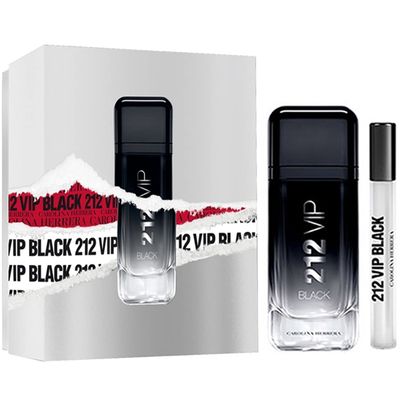 CAROLINA HERRERA 212 VIP BLACK EDP 100ML 2PCS SET