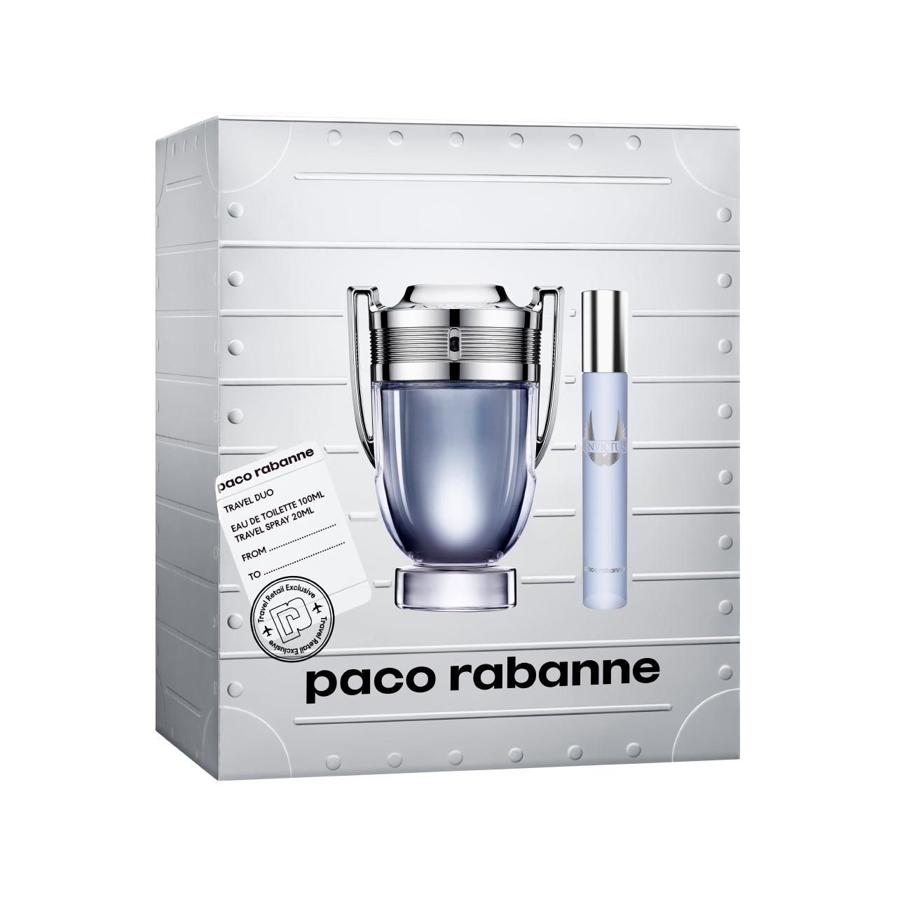 PACO RABANNE INVICTUS EDT 100ML SET 2PCS
