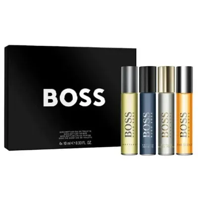 HUGO BOSS CABALLERO 4 PIEZAS 10 ML