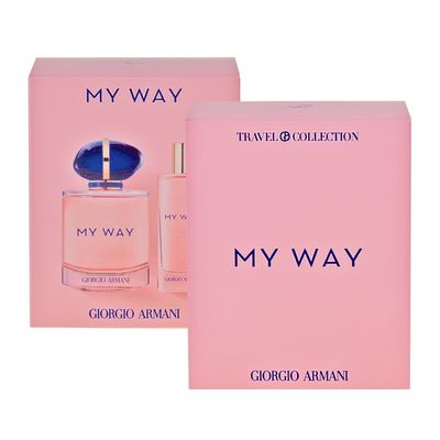 GIORGIO ARMANI MY WAY EDP SET 100ML+MINI TRAVEL