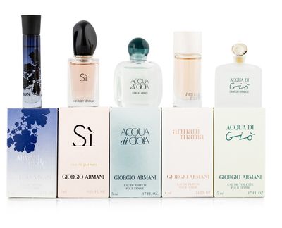 GIORGIO ARMANI MINI SET 5PCS SET
