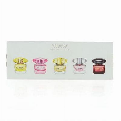 VERSACE MINIATURE SET 5PC /  BRIGHT CRYSTALS