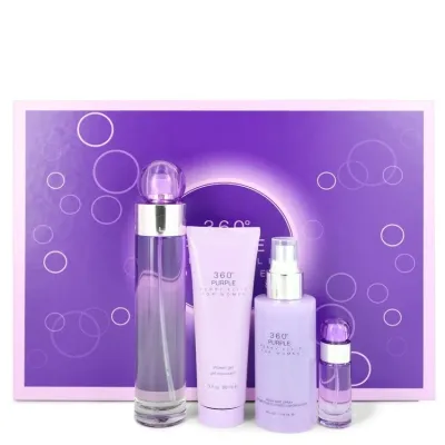 PERRY ELLIS 360 PURPLE 4 PCS SET