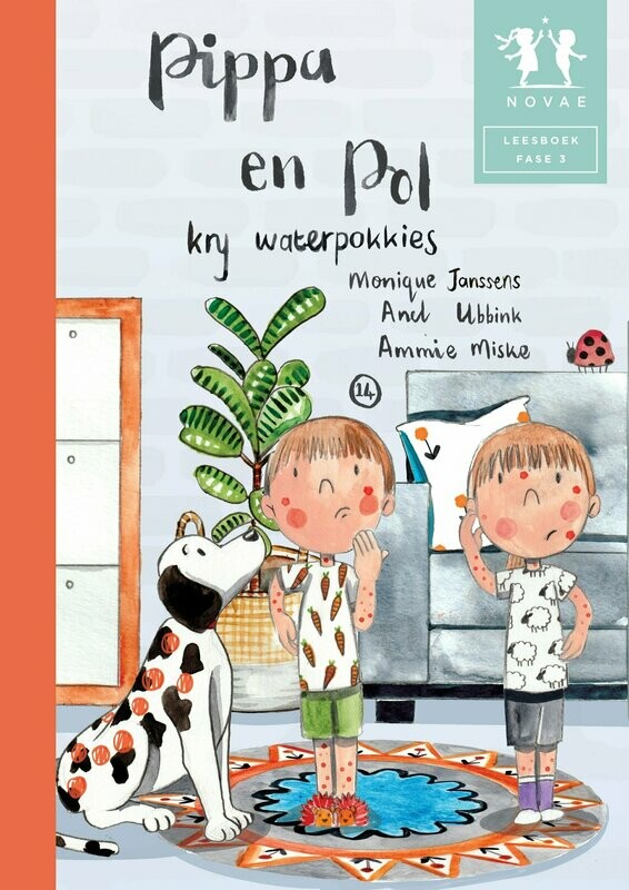 Pippa en Pol kry waterpokkies - Leesboek