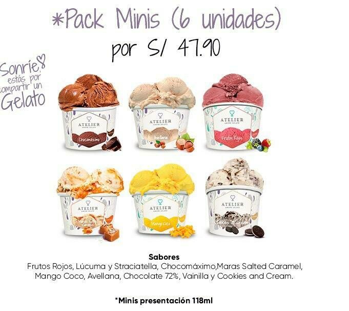 Pack x6 minis- 118ml c/u