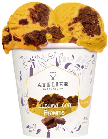 Lúcuma con Brownie 1 Litro