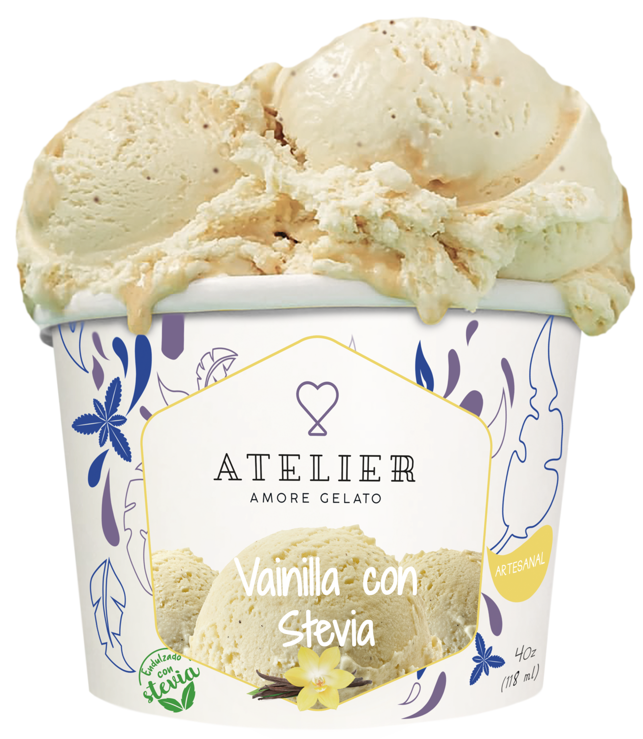 Vainilla con Stevia 118ml