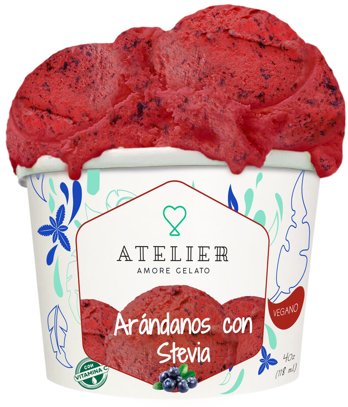 Arándanos con Stevia 118ml- vegano