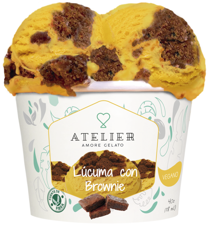 Lúcuma con Brownie Vegano 118ml